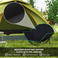Outsunny Foldable Camping Chair Padded Moon Saucer Chair with Carry Bag, Storage Pocket for Outdoor, Beach, Picnic, Hiking, Fishing, Travel