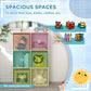 Qaba Toy Storage Organizer with 3 Nonwoven-Fabric Drawers for Children's Room, Playroom, Hallway, White