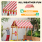 Qaba Wooden Kids Sandbox with Cover, 4 Seats, Rudder, Deck, Bottom Liner, 52" x 40" x 55.5", for Ages 3-8, Yellow