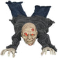 HOMCOM 72 Inch/6ft Life Size Outdoor Halloween Decoration Witch, Animated Prop Decor with Sound and Motion Activated, Light Up Eyes, Creepy Sound