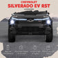 Qaba 12V CHEVROLET SILVERADO EV RST Licensed Kids Car w/ Remote, Spring Suspension, Soft Start, Training Wheels, Black