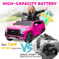 Aosom Licensed Chevrolet Tahoe Kids Ride on Car, 12V 7AH Toddler Electric Car with Parent Remote Control, 3 Speeds, Spring Suspension, LED Light, Horn, Music, Black