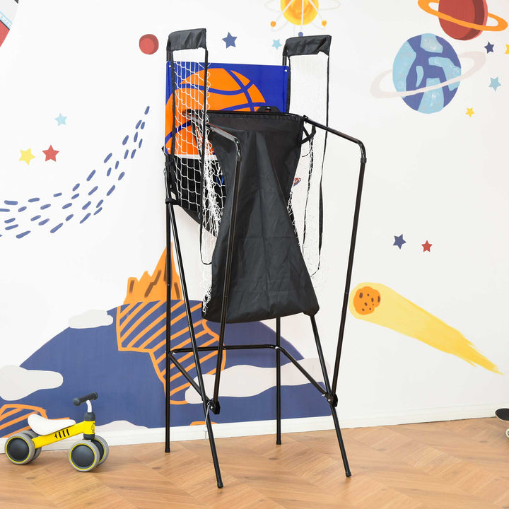 Soozier Basketball Hoop Arcade Game with Electronic Score Board for 1 to 2 Players, Black