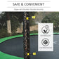 Aosom 12' Round Trampoline Enclosure Trampolining Bounce Safety Net Fence Replacement