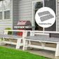 Outsunny Set of 2 Patio Bench Replacement Cushions, 2 Seater Outdoor Loveseat Cushion Seat Pad, 43" x 19" x 3", Gray