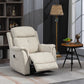 HOMCOM Manual Recliner Chair with Vibration Massage & Side Pockets â€“ Living Room Recliner