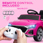 Qaba 12V Battery Powered Kids Electric Car, Audi Q8 etron Sportback Licensed Ride on Car w/ Remote Control, White