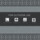 Outsunny Portable Outdoor Rug with Carrying Bag, 9' x 12' Reversible Mat, Waterproof Plastic Straw RV Rug for Backyard, Deck, Picnic, Beach, Camping, Black and Grey