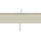 Outsunny Retractable Replacement Pergola Canopy for 10' x 10' Pergola, Pergola Cover Replacement, Cream White