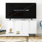 HOMCOM Sideboard Buffet Cabinet with 4 Doors, Modern Storage Cabinet with Adjustable Shelves & Center Leg, White