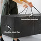 Outsunny 840L Outdoor Patio Cushion Storage Bag, UPF30+, Waterproof 600D Oxford Heavy Duty Furniture Storage Bag, Black