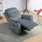 HOMCOM Manual Recliner Chair with Vibration Massage & Side Pockets â€“ Living Room Recliner