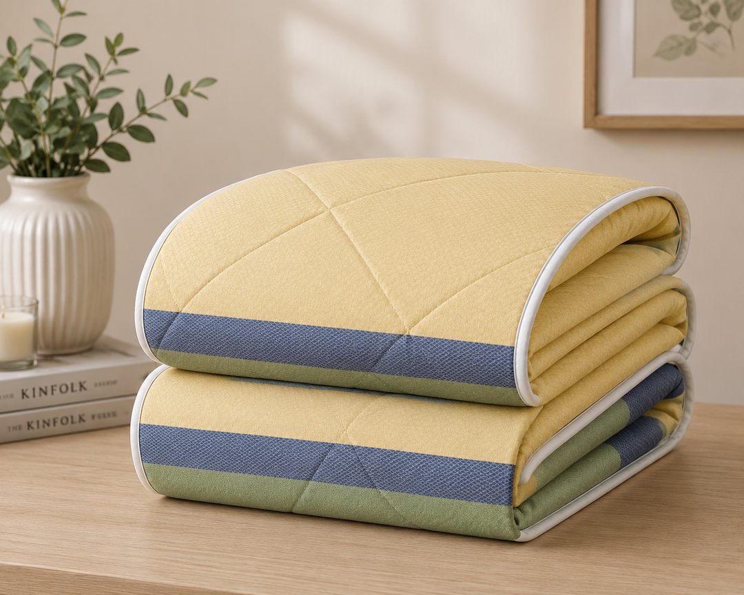 Aarniva Breathable Polyester Comforter Set | King/Queen | 250 GSM | Ultra-Soft & Cozy | Design Patterns | Includes 2 Pillow Covers