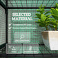 Outsunny 56" x 56" Walk-in Greenhouse Outdoor, Portable Gardening Plant Hot House with 2-Tier Shelf, Green