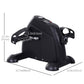 Soozier Portable Mini Pedal Exercise Bike Indoor Cycle Fitness Arm Leg w/ LCD Display, Silver