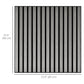 HOMCOM 24"x24" Wood Panels for Wall, 4 Pack Acoustic Panels, Sound Absorbing Slat Wall For Interior Wall Decor, Home, Grey