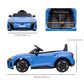 Aosom Ride-On Toy On Car with Remote Control, 12V 3.1 MPH Electric Ride for Kids w/ Suspension System, Horn Honking, White