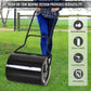 Outsunny 22" Push/Tow Behind Lawn Roller, Heavy Duty Sod Drum Roller Filled with 12 Gal Water/Sand, Grass Flattener for Yard, Patio, Park, Black