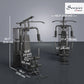 Soozier Multi-Exercise Home Gym Station with 99lbs Weight Stack, for Full Body Workout