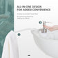 kleankin Portable Camping Sink Hand Wash Station with 17L Water Tank, Soap Dispenser and Towel Holder, for Outdoor Events