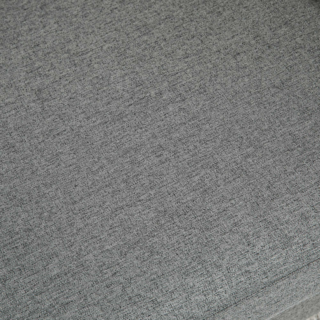 HOMCOM 2-Seat Sofa Two-Seater Couch with Armrests and Wood Legs for Living Room, Bedroom, Dark Grey