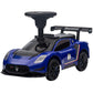 Qaba Licensed Maserati GT2 Baby Sliding Car with Storage, Music, Horn, Foot to Floor Toddler Car for 18-60 Months, Pink