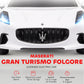 Qaba 12V Maserati Gran Turismo Licensed Kids Electric Car w/ Remote Control, Soft Start, LED Lights, Music, Horn, MP3, White