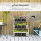 Outsunny 3 Tier Elevated Planter Box, Vertical Wooden Raised Garden Bed for Flowers, Vegetables, Herbs, 26" x 30" x 30", Green
