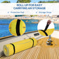 HOMCOM 10' x 5' Roll-Up Pool Float Pad for Lakes, Oceans, & Pools, Water Mat for Playing, Relaxing & Recreation, Yellow