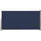 Outsunny 118" x 63" Retractable Side Awning Patio Outdoor Folding Privacy Screen with Resistance to UV Rays & Wind, Grey