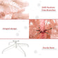 HOMCOM 6ft Artificial Christmas Tree Home Decoration Automatic Open  White and Pink